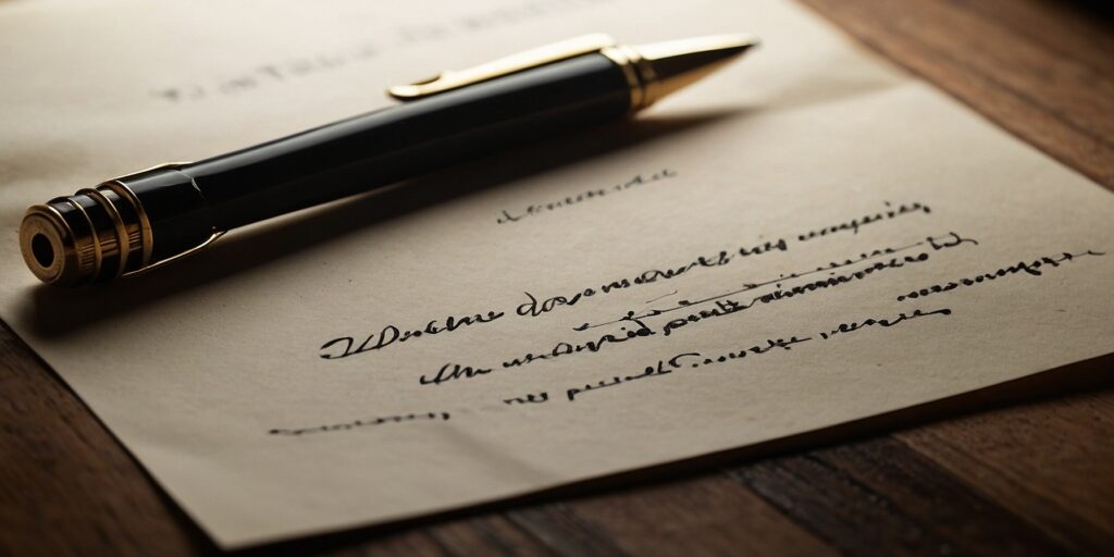 Une image illustrant une lettre de motivation avec des phrases courtes et des exemples concrets. Une image illustrant une lettre de motivation avec des phrases courtes et des exemples concrets.